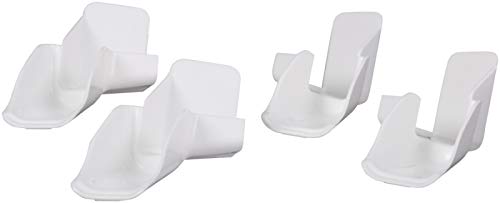Camco RV Gutter Spouts with Extensions | Direct Rain Water Runoff Away from the RV | White (42134)