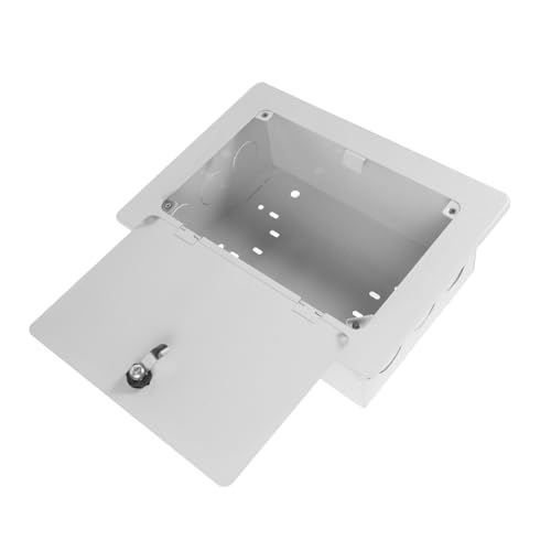 iplusmile Caja de Distribución Metálica para Montaje Pared Resistente al Agua y Salpicaduras Caja Exterior de Conexiones Eléctricas para Uso Protección Segura para Equipos Eléctricos