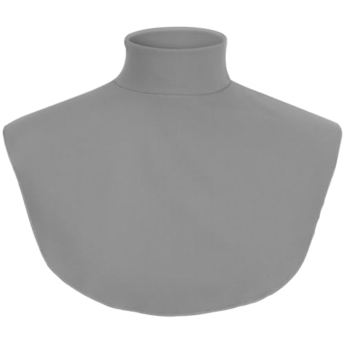 Image of Cutecrop Turtleneck Dickey Extra Large Fake Collar Detachable Dickey Collar Half Mock Turtleneck for Men Women