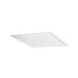 Material: acero inoxidable Ramon Soler Hydrotherapy Alcachofa de Ducha para Montaje en Techo (Acero Inoxidable, 430 x 43 cm)