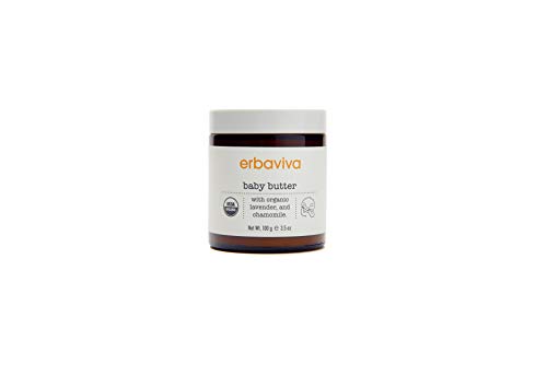 Erbaviva Organic Baby Butter, 3.5 oz - A Nourishing Butter to Moisturize and Protect Delicate Skin for your Little Ones - Made with Calming Essential Oils and Cocoa Butter image 3