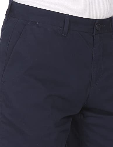 Image of U.S. Polo Assn. Men Light Khaki Flat Front Slim Fit Regular Shorts