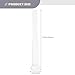 Singing Bowl Mallet Clear Acrylic Base Silicone Rubber Striker Mallet for Playing Crystal Singing Bowl