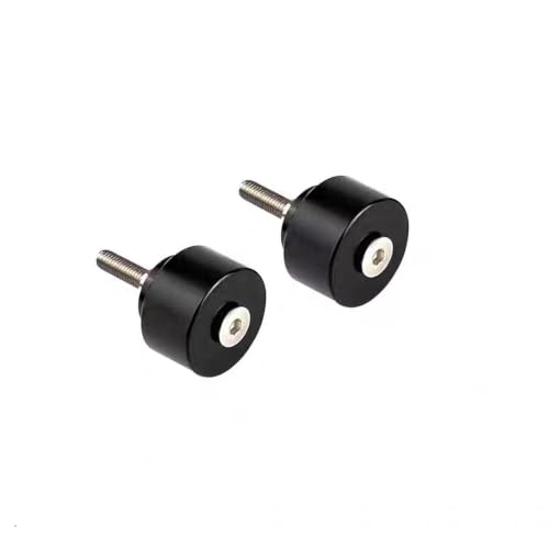 Extremos de manillar reduce vibraciones en aluminio CNC negro para Honda CT125