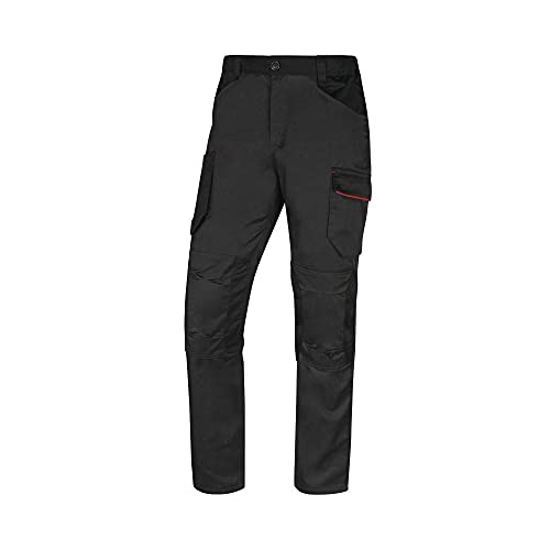 Delta plus Pantalón de Trabajo elástico Mach 2 M2PA3STR 260 g/m² Gris-Rojo L