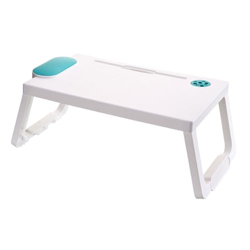 DIYEAH 1pc Folding Bed Study Desk Multi-Functional Laptop Table for Bedroom Home Use Non- Base Smooth Edges Strong Support for Students Writers