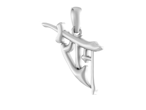 Pendentif argent sterling 925 Shri Ram collier perles luxe
