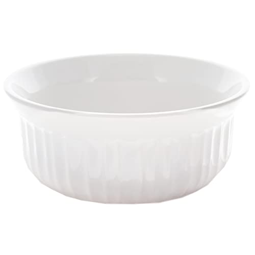 CorningWare FS16 16 oz/ 473mL Round French White Casserole Dish