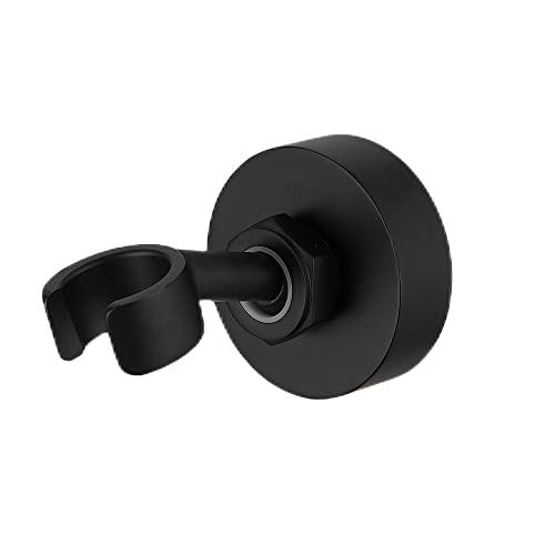 Soporte de latón ajustable para teléfono de ducha negro mate 2