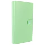 ABOOFAN Papiergeld Sammelalbum Fächer Langlebig Schützend Sicher Grün für Geldscheine Währungsalbum Geld Aufbewahrung Safebags für Sammler und Hobby