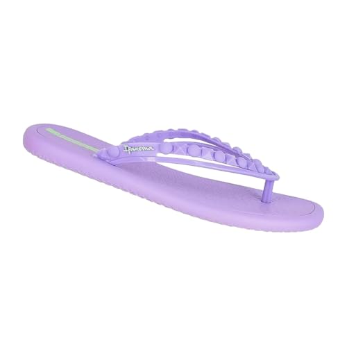 Chinelo De Dedo Infantil Ipanema Sempre Nova Tiras Com Tachas E Esferas Menina