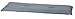 Produktbild Madison Auflage Bank 50% Baumwolle/50% Polyester, L Basic, grau, 150 x 48 cm