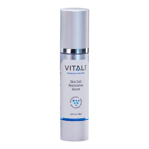 Vitali 2% GHK-Cu Copper Peptide Serum – Lightweight Hydrating Serum for Smoother, Radiant-Looking Skin – 1.69 fl oz
