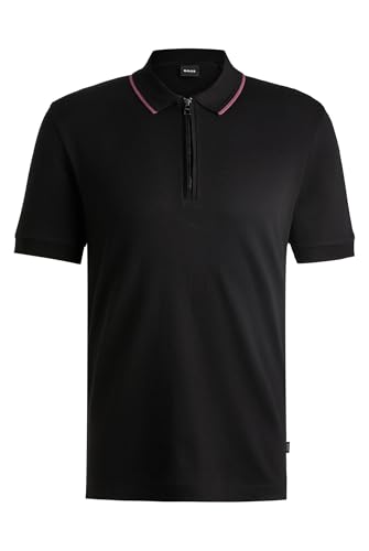 Polo BOSS Hommes H-Paras 59 en coton structuré premium