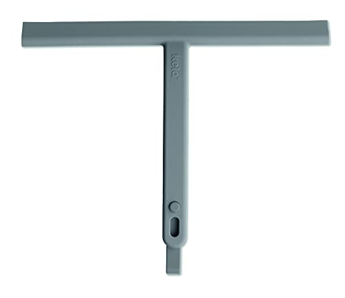 Kela Baño Toni, Rasqueta Silicona, Gris Oscuro, 21,5 x 25,5 x 2,0 cm