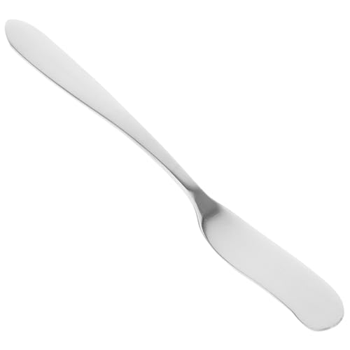 Holibanna Couteau à Tartiner Fromage Spatule à Bocal Agitateur Et Grattoir Couteau à Long Manche Tartineur Pour Aliments Grattoir Sandwich