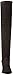 Stuart Weitzman Women's Lowland Over-The-Knee Boot,Black Suede,7.5 Medium US