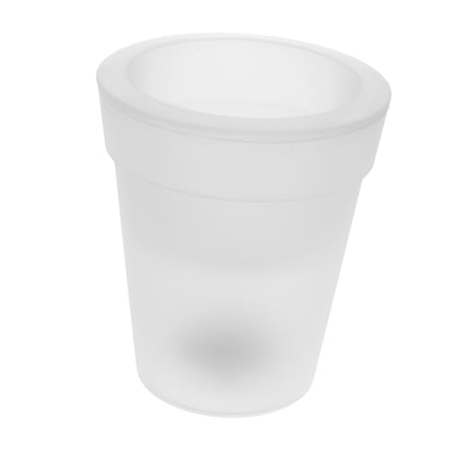 CIYODO LED Solar Planters Pots Outdoor for Patio Garden Landscape Illuminated Outdoor Flower Pots Waterproof Decorative for Plants Creative Home Decor Lamp