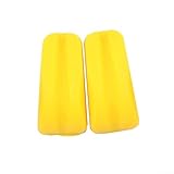 2 Stück Gummi-Stoßdämpfer optimieren die Schall- und Stoßfestigkeit im Fitnessbereich (gelb)