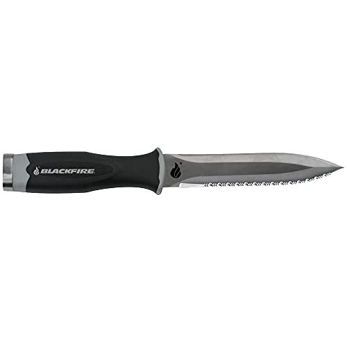 Blackfire - Klein Tools Outdoors - Fixed Blade Knife With Holster, Bbm6101, Survival Knife, Flint Stick, Striker, Map Scale Tool, Bottle Opener, Stainless Steel Blade, Hiking, Camping, Hunting #TOP3
