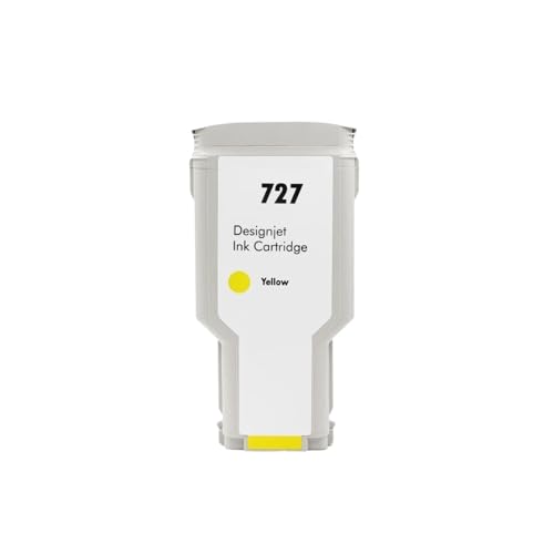 Cartouche 727XL d'encre jaune supérieure 300ml pour traceurs professionnels T1530 et T2500