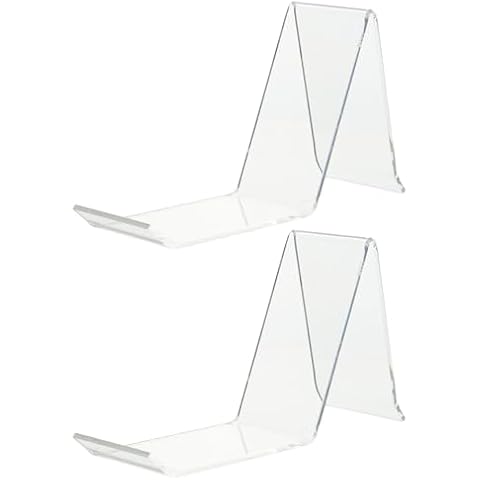 iplusmile Clear Acrylic Shoe Display Stands Cover