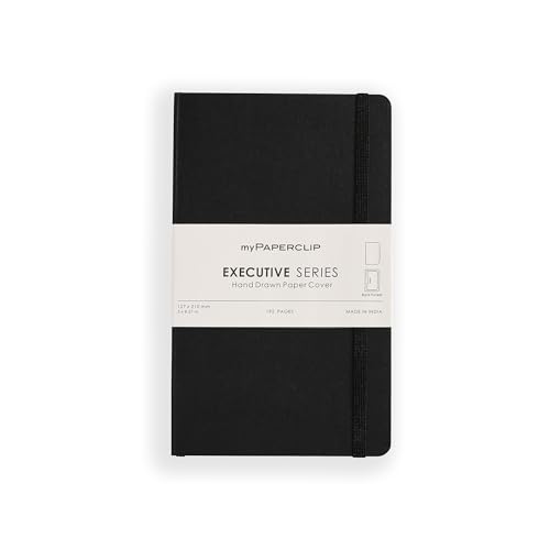 Cahier de notes uni pour libérer votre créativité myPAPERCLIP noir