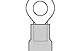 RING 14-16 AWG 08 STUD