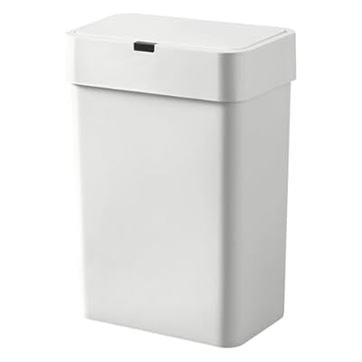 ELPHECO Bathroom Motion Sensor Trash Can with Lid 2.5 Gallon Slim Garbage Can Small Touchless Trash Bin 9.5 Liter Smart Waste Basket for Bedroom, Living Room, Toilet (Grey)