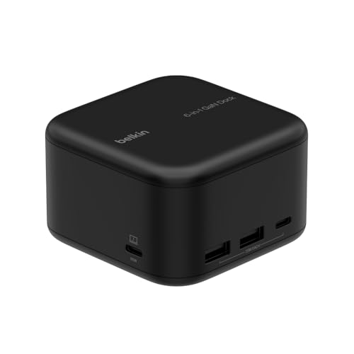 Belkin Connect USB-C Dock 6-in-1 Core GaN, 130W, Multiport Docking Station with 96W PD to Peripherals, USB-C, USB-A, Gigabit Ethernet, & HDMI 4K Ports for Gaming, MacBook Pro, PC Laptops, & Chromebook Belkin Connect USB-C Dock 6-in-1 Core GaN, 130W, Multiport Docking Station with 96W PD to Peripherals, USB-C, USB-A, Gigabit Ethernet, & HDMI 4K Ports for Gaming, MacBook Pro, PC Laptops, & Chromebook