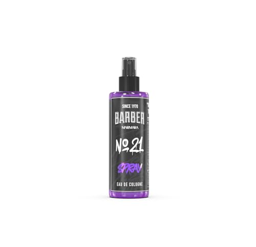 Barber Marmara No.21 Eau De Cologne für Männer türkisches Aftershave Spray amberner holziger Moschusduft langanhaltender Duft 400ml