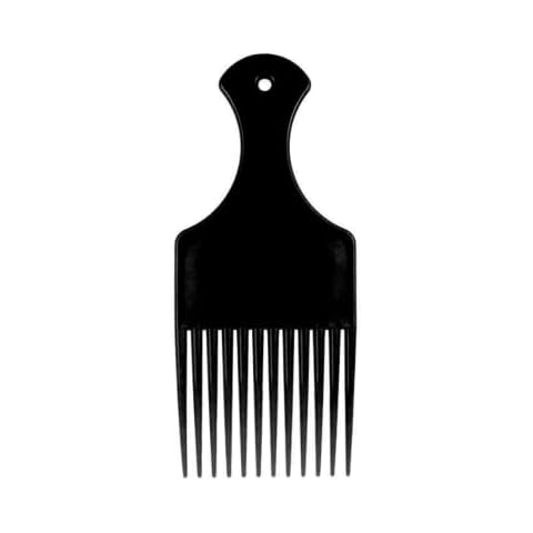 Black Plastic Afro Hair Comb for Everyone Cover