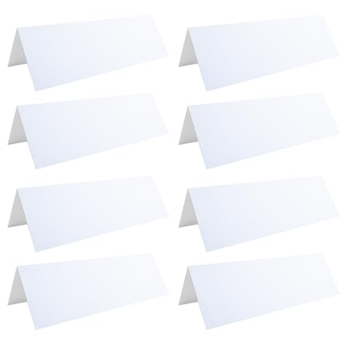 WTYONZEL 30 Pack Printable Name Tent Cards,3.5'x 11' Blank...