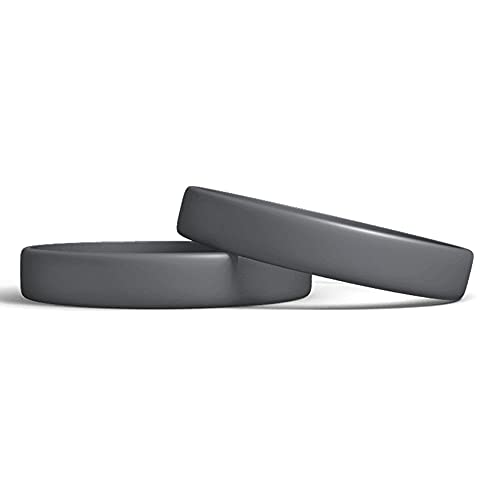 Performance Ids BLKSKINNYSPT 2 Pack Waterproof Silicone Sport Fitness Safety Id Bracelet thumb #1