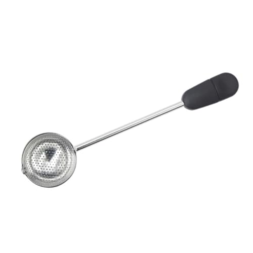 Hemobllo Twisting Stainless Steel Tea Strainer with Handle Versatile Tea Filter for Loose Leaf Mugs Cups