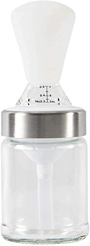 FLYAND El Pincel de Aceite de Barbacoa al Aire Libre Barbacoa Cocina Que Cocina for Hornear Aceite dispensador de Cepillo con Vidrio Suministros Botella (Color: 7) (Color : 7)