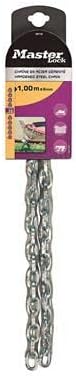 MasterLock Steel with Vinyl Chain 6mm 1m