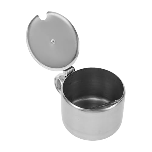 GALPADA Stainless Steel Seasoning Jar Set Container Spoon Spice Containers Spoon Easy to Use Condiment Jars