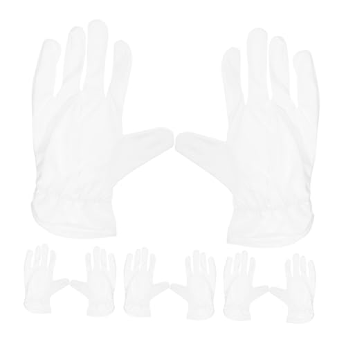 Happyyami 4 Pairs Gloves for Jewelry Store Anti-Static Gloves for Jewelry Comfortable and Breathable Gloves for Hand Protection