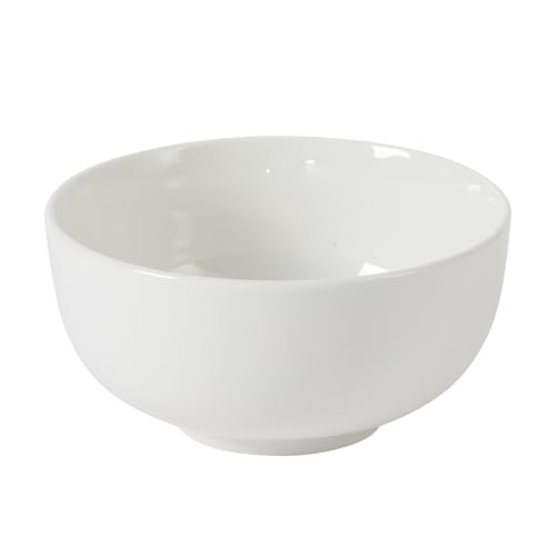 Image of Gibson Home Summit View 17-Piece Porcelain Plates and Bowls Set W /Metal Rack - Plates, Bowls & Mugs Dinnerware Set for 4 - White
