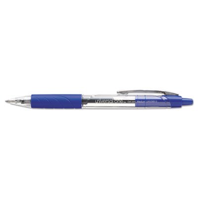 Bolígrafo retráctil gel azul, 0.7 mm, docena miniatura 2