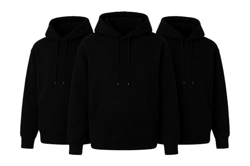 Image of Super Nova Cozy Women's Hoodie | Soft, Stylish, and Perfect for Every Occasion | Hooded Sweatshirts for Women UK | Multiple Colours & Sizes | S - XXL (UK, Alpha, XXL, Regular, Regular, 3, Black)