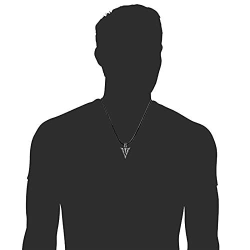 MANBU Sterling Silver Urn Necklace for Men: Arrowhead Memorial Pendant Cremation Ash Jewelry Bereavement Keepsakes Gift for Loss of a Loved One2