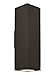 Tech Lighting 700OWTEG83018WWCZUDUNVPC Tegel - 18" 29.9W 3000K 1 LED 36 Degree Outdoor Up/Down Wall Mount with Button Photocontrol, Bronze Finish with Clear Glass