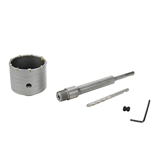 Concrete Hole Saw 3"/75mm Cutting Dia Hole Drill Bit, SDS Plus Shank by Rannb - Used condition - Image 4