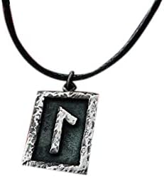 Viking Futhark Rune Pendant with Adjustable String