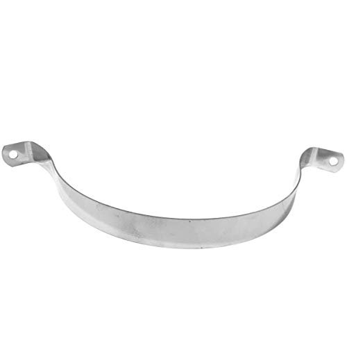 Image of NGe 8inch Rigid Pipe Strap Clamp-Two Hole Strap-U Bracket Tube Clip-Stainless Steel Heavy Duty Pipe Fasten Holder-Secures Conduit,2Pcs(255mm)