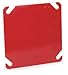 2-Gang 4 In. Life Safety Flat Red Cover (50-Pack)-RACO-911-8