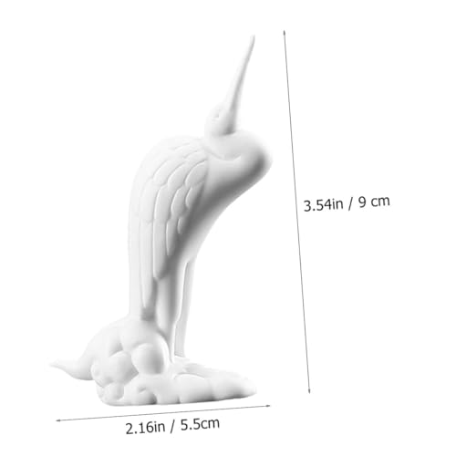 Grue en céramique blanche pour décorer une table basse moderne - 7