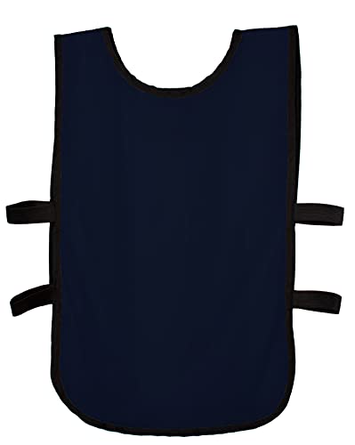 RONEX SPORTS Petos de Entrenamiento elsticos 10 Unidades para nios, jvenes y Adultos (Petos Deportivos, Petos de Futbol) (Azul Oscuro, Junior)